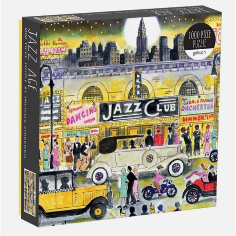 USED Jazz Age 1000 Piece Jigsaw Puzzle Galison by Michael Storrings
